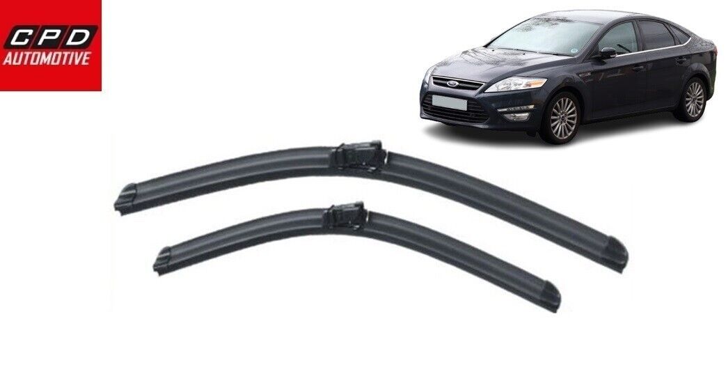 Ford Mondeo MK4 (2007-2014) Front AERO FLAT Wiper Blades 26" + 19" WIPERS PAIR
