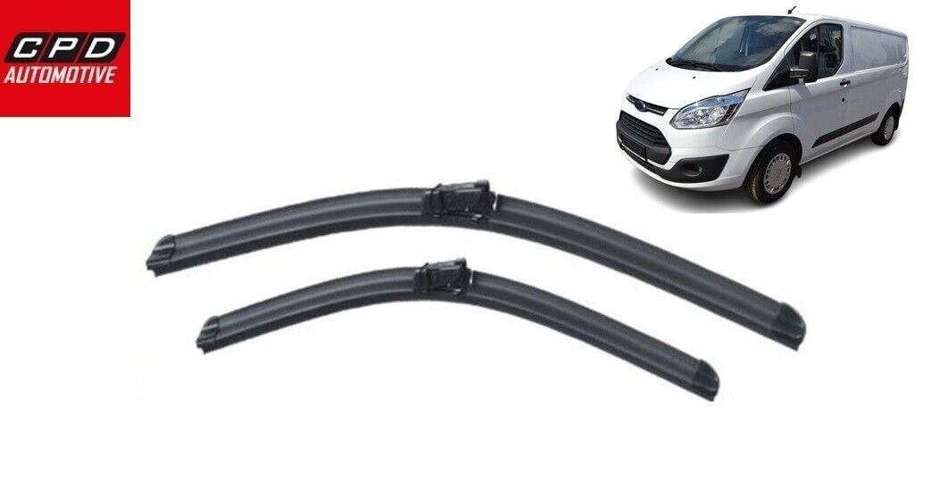 Ford Transit SWB MWB LWB VAN 2014-ON Front AERO FLAT Wiper Blades 30"+20" Wipers