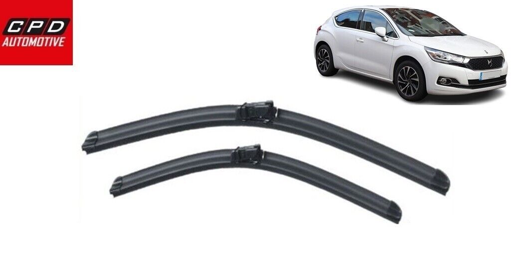 DS DS4 HATCHBACK 2015-ONWARDS Front Aero Wiper Blades 30"+26" FLAT Wipers Pair