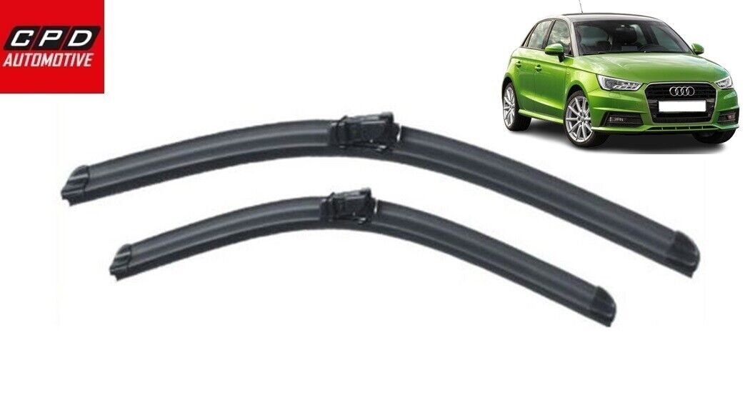 Audi A1 5DR Sportback 2011-18 Front Aero Wiper Blades 24"+16" Wipers